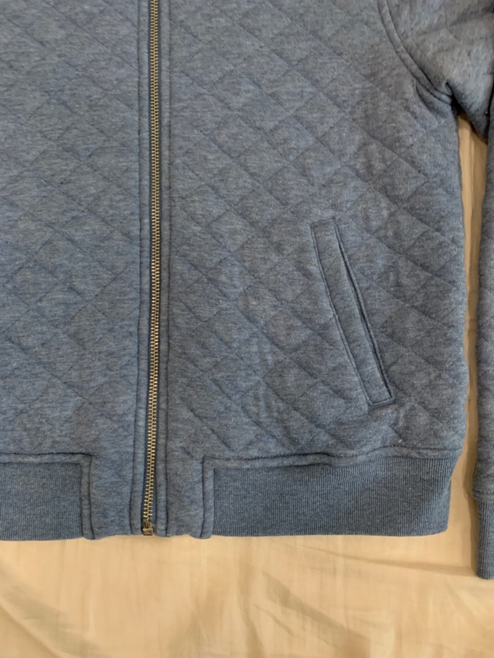 GAP Women quilted bomber jacket in light blue size M - Picture 5 of 11